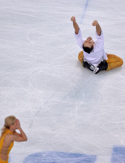 2014 Winter Olympics. Figure skating. Pairs. Free skating