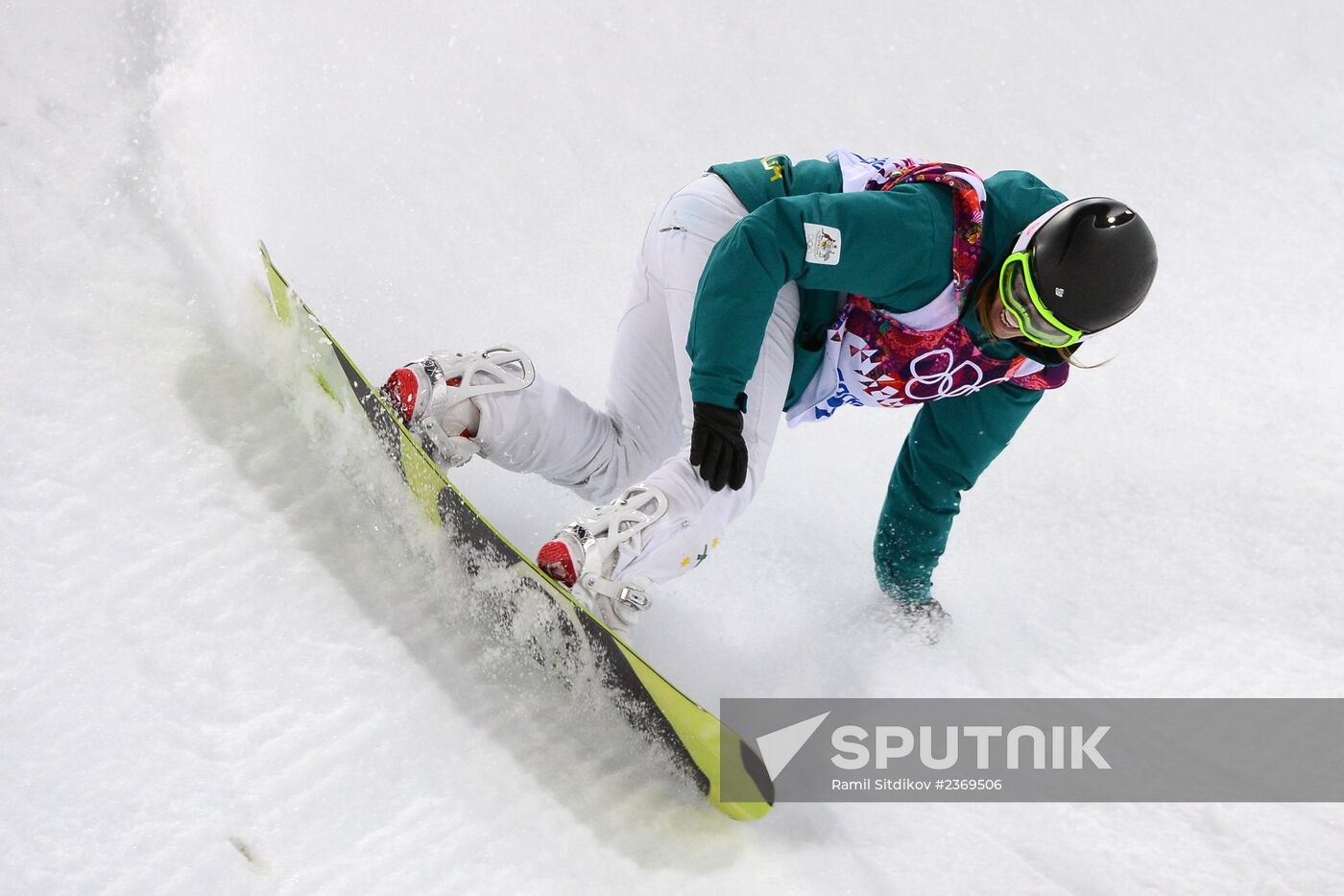 2014 Winter Olympics. Snowboarding. Women. Halfpipe