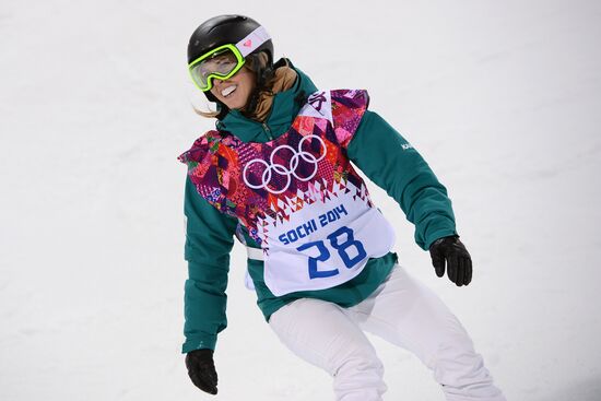 2014 Winter Olympics. Snowboarding. Women. Halfpipe
