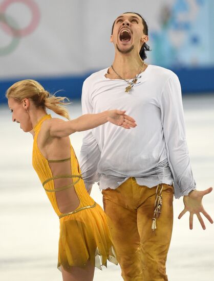 2014 Winter Olympics. Figure skating. Pairs. Free skating