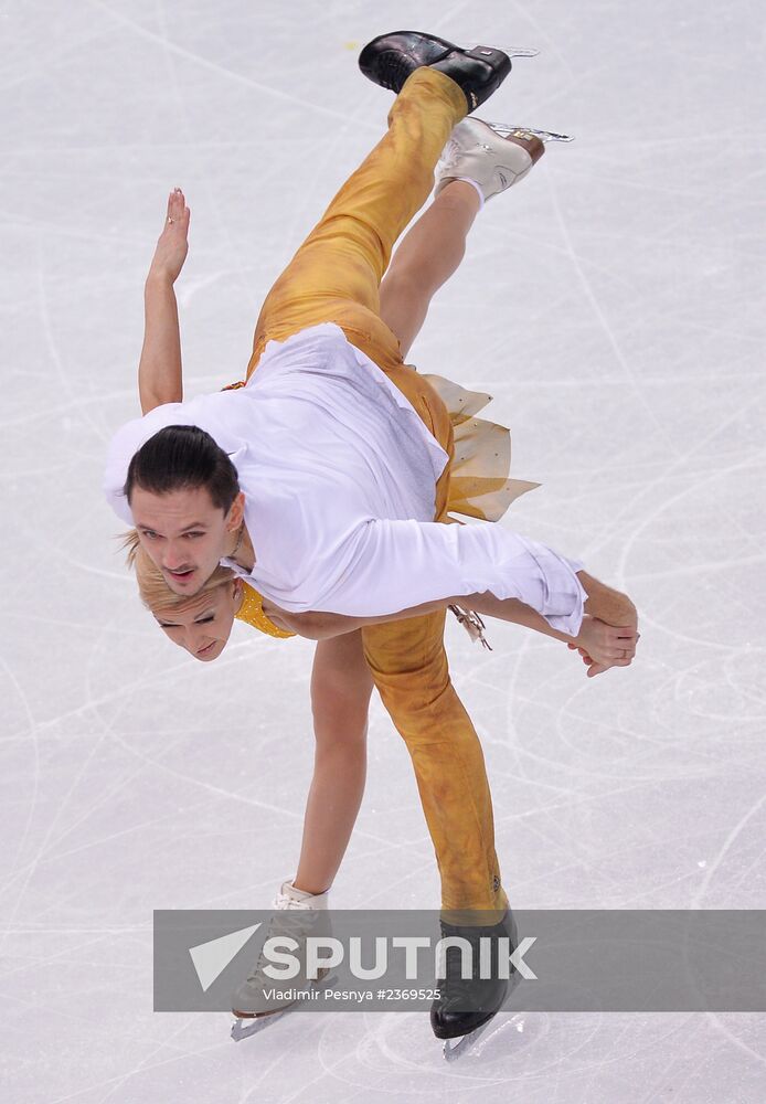 2014 Winter Olympics. Figure skating. Pairs. Free skating