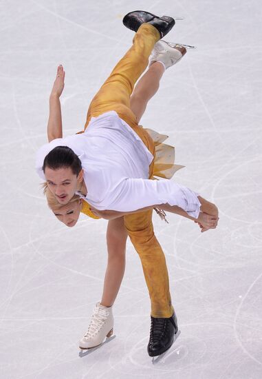 2014 Winter Olympics. Figure skating. Pairs. Free skating