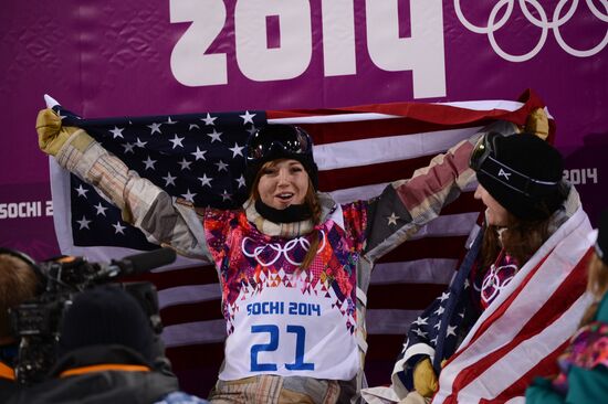 2014 Winter Olympics. Snowboarding. Women. Halfpipe