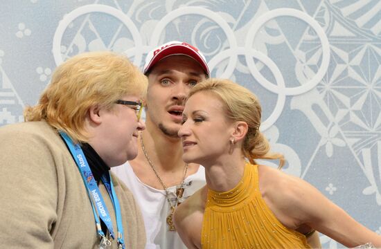 2014 Winter Olympics. Figure skating. Pairs. Free skating