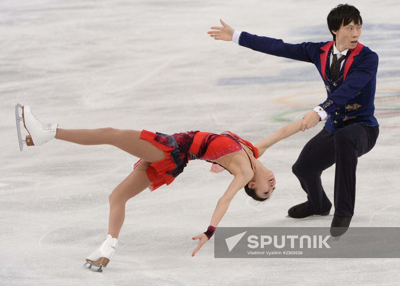 2014 Winter Olympics. Figure skating. Pairs. Free skating