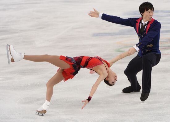 2014 Winter Olympics. Figure skating. Pairs. Free skating