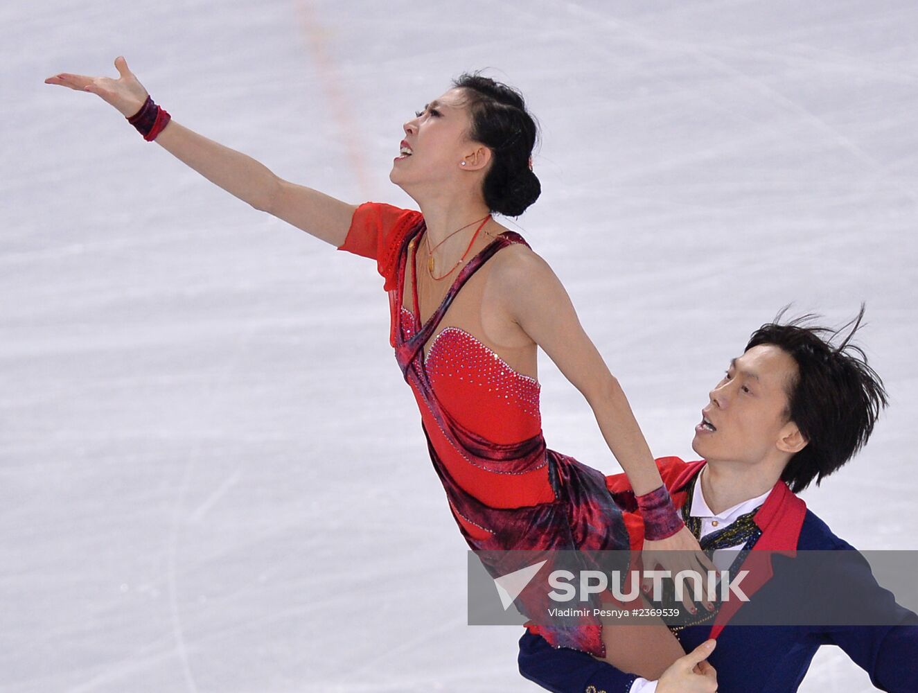 2014 Winter Olympics. Figure skating. Pairs. Free skating