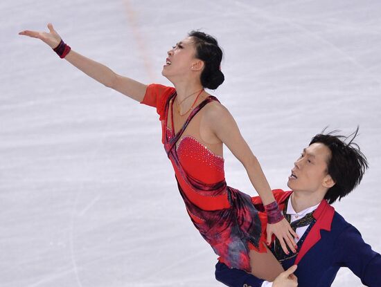 2014 Winter Olympics. Figure skating. Pairs. Free skating