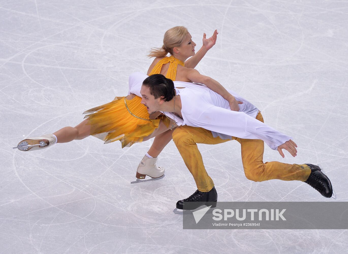 2014 Winter Olympics. Figure skating. Pairs. Free skating