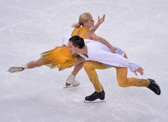 2014 Winter Olympics. Figure skating. Pairs. Free skating