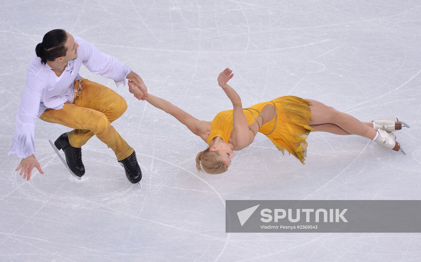2014 Winter Olympics. Figure skating. Pairs. Free skating