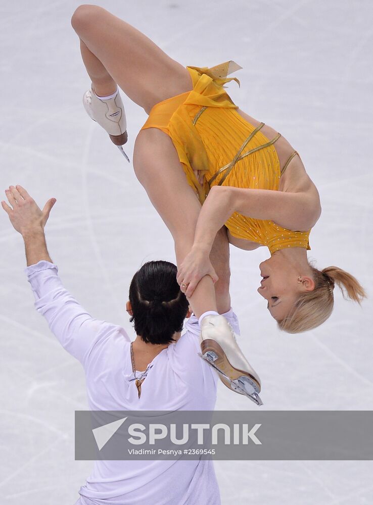 2014 Winter Olympics. Figure skating. Pairs. Free skating