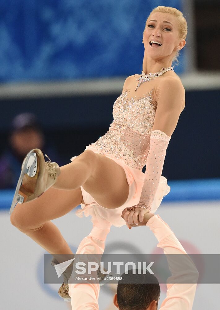 2014 Winter Olympics. Figure skating. Pairs. Free skating