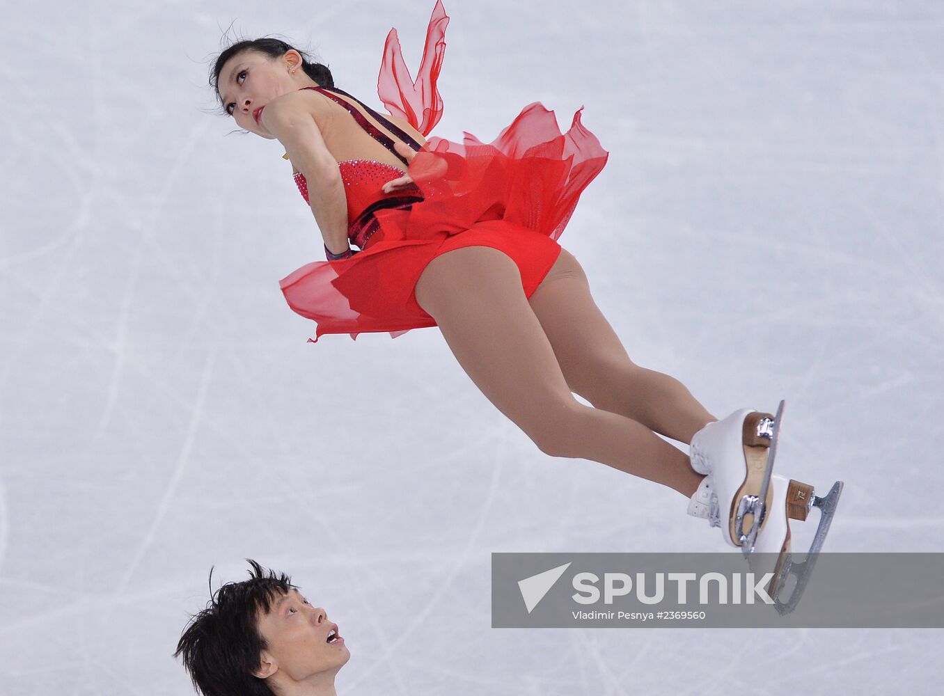 2014 Winter Olympics. Figure skating. Pairs. Free skating