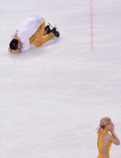 2014 Winter Olympics. Figure skating. Pairs. Free skating