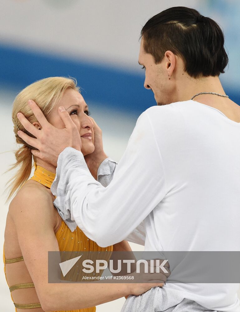 2014 Winter Olympics. Figure skating. Pairs. Free skating