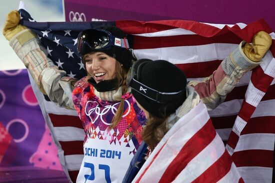 2014 Winter Olympics. Snowboarding. Women. Halfpipe