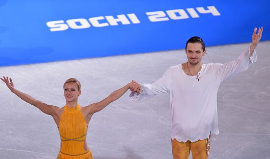 2014 Winter Olympics. Figure skating. Pairs. Free skating