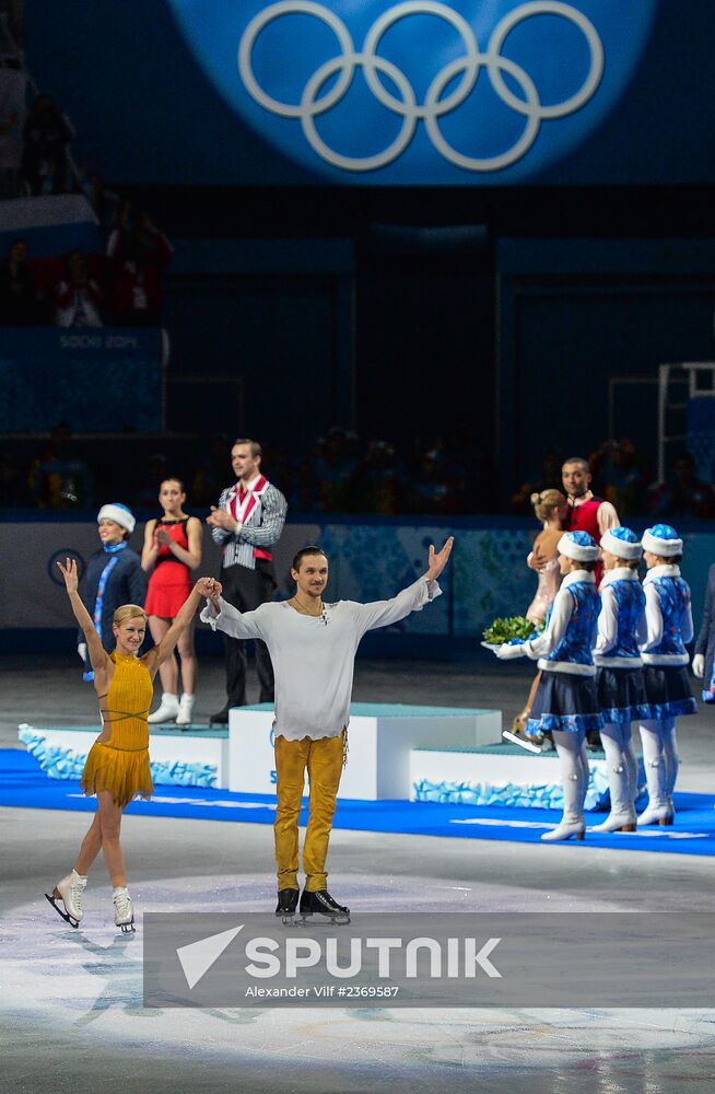 2014 Winter Olympics. Figure skating. Pairs. Free skating