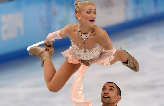 2014 Winter Olympics. Figure skating. Pairs. Free skating
