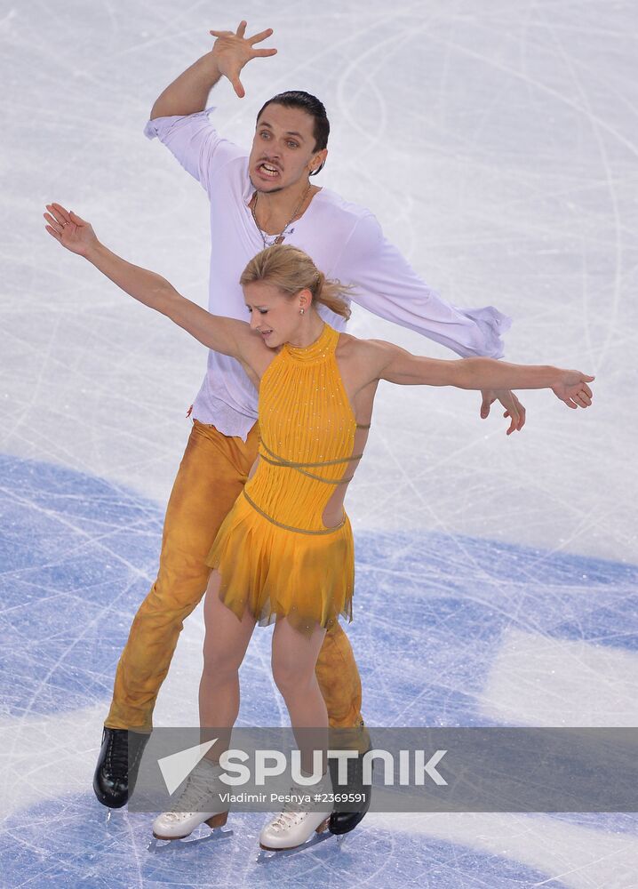 2014 Winter Olympics. Figure skating. Pairs. Free skating