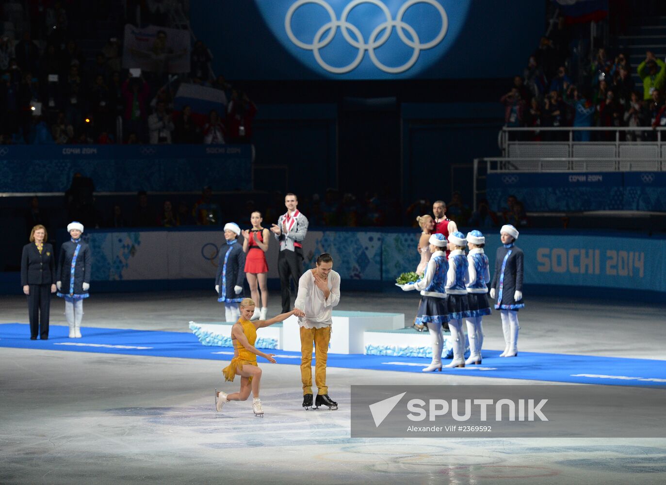 2014 Winter Olympics. Figure skating. Pairs. Free skating