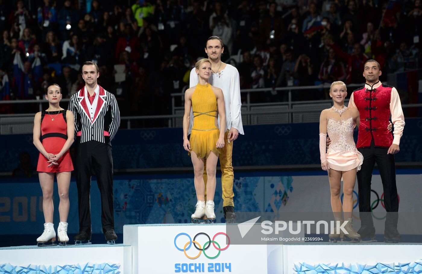 2014 Winter Olympics. Figure skating. Pairs. Free skating