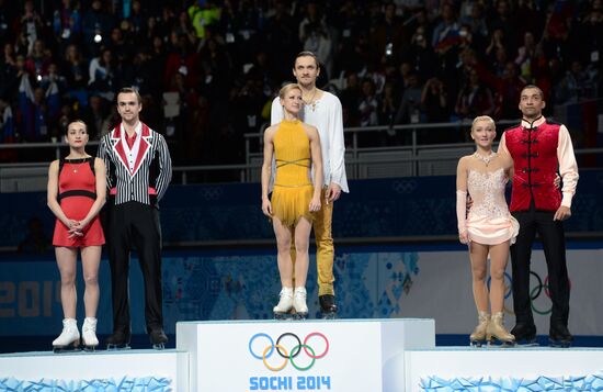 2014 Winter Olympics. Figure skating. Pairs. Free skating