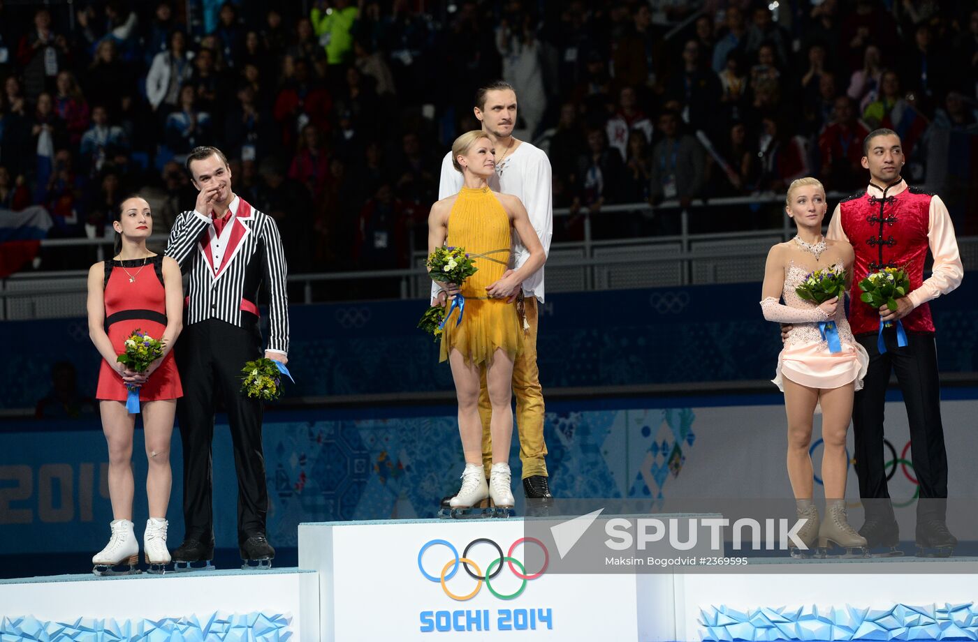 2014 Winter Olympics. Figure skating. Pairs. Free skating