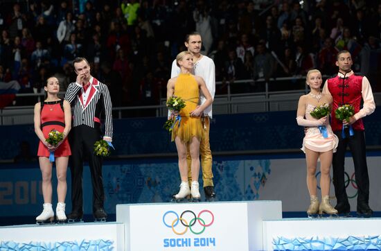 2014 Winter Olympics. Figure skating. Pairs. Free skating
