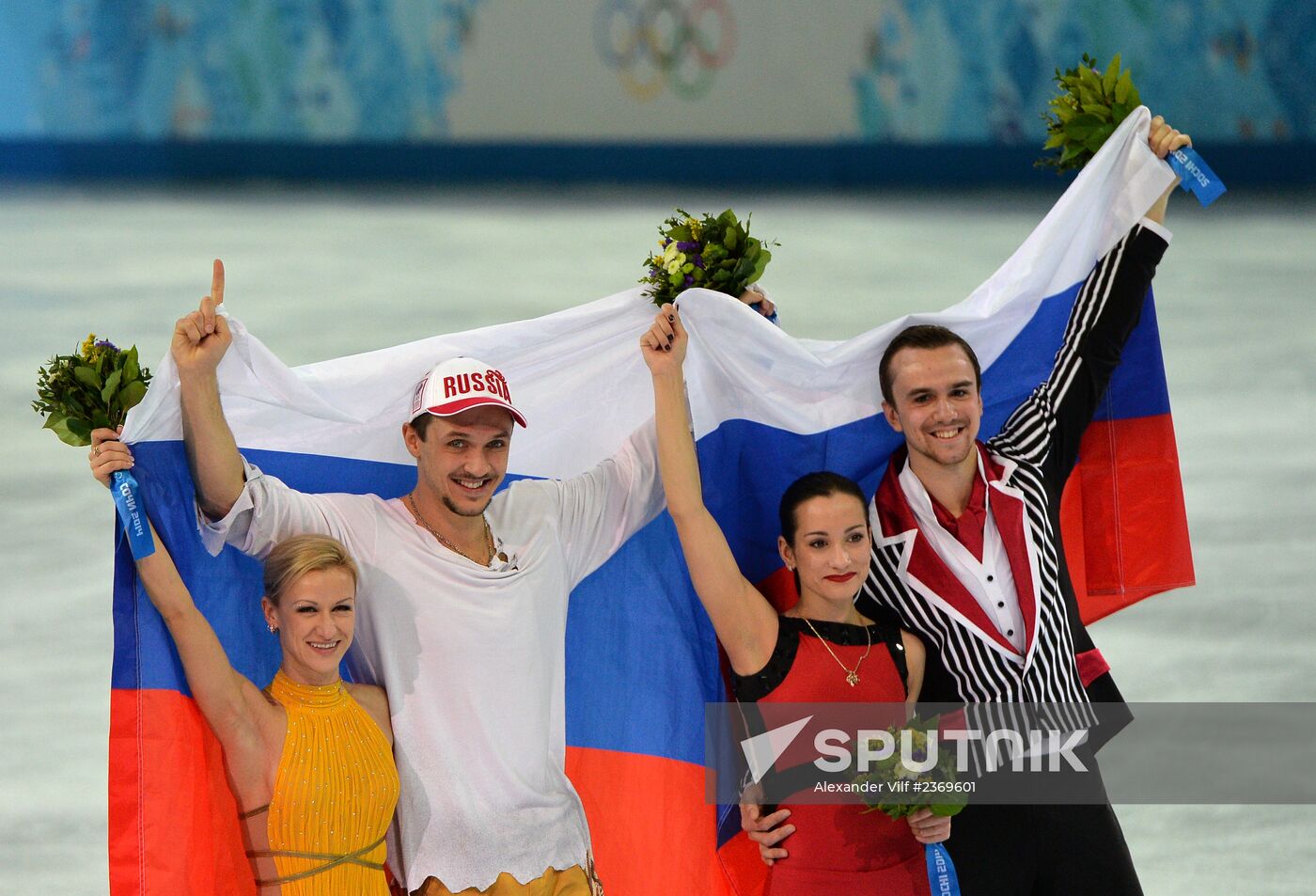 2014 Winter Olympics. Figure skating. Pairs. Free skating