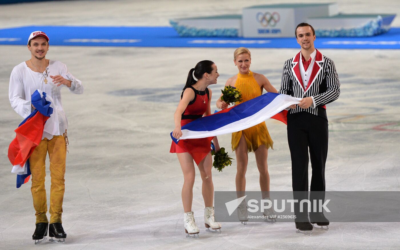 2014 Winter Olympics. Figure skating. Pairs. Free skating