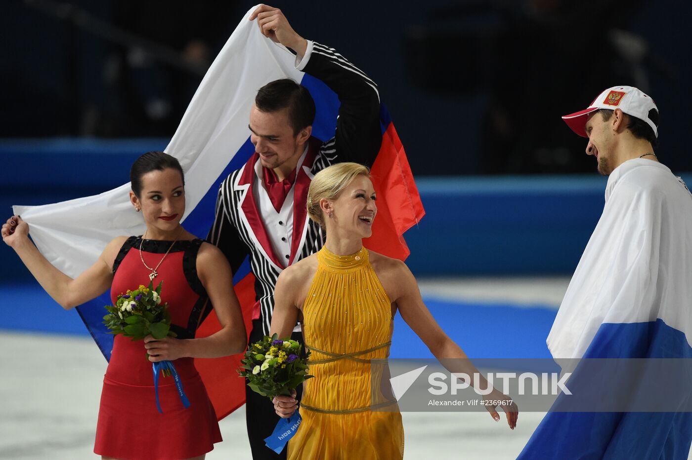 2014 Winter Olympics. Figure skating. Pairs. Free skating