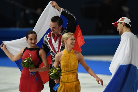 2014 Winter Olympics. Figure skating. Pairs. Free skating