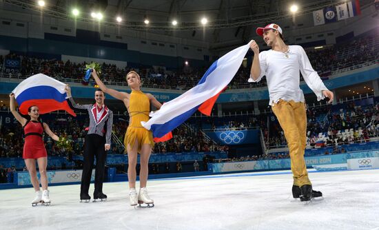 2014 Winter Olympics. Figure skating. Pairs. Free skating