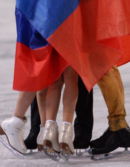 2014 Winter Olympics. Figure skating. Pairs. Free skating