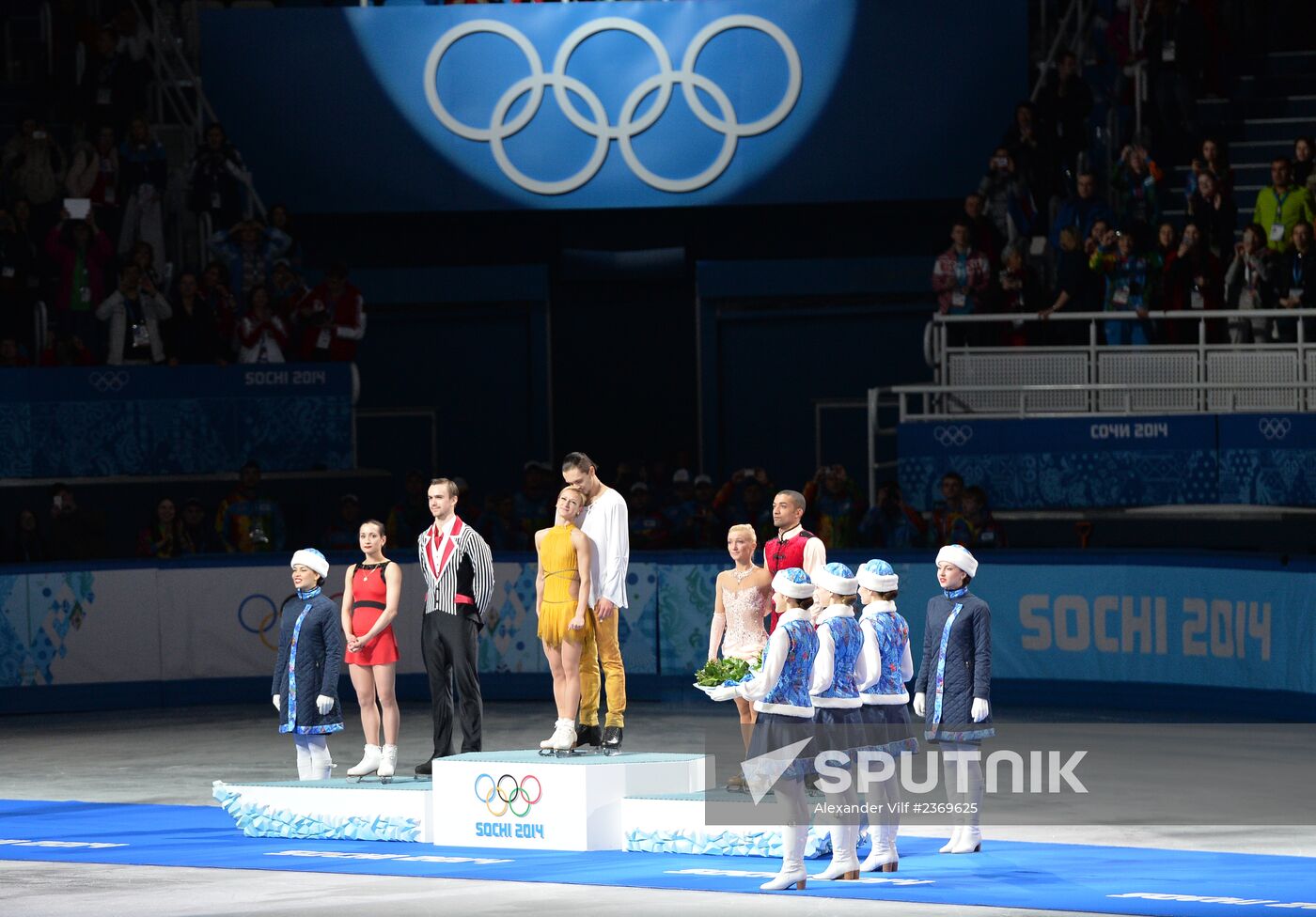 2014 Winter Olympics. Figure skating. Pairs. Free skating