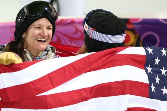 2014 Winter Olympics. Snowboarding. Women. Halfpipe