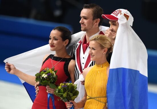 2014 Winter Olympics. Figure skating. Pairs. Free skating