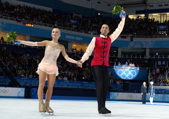 2014 Winter Olympics. Figure skating. Pairs. Free skating