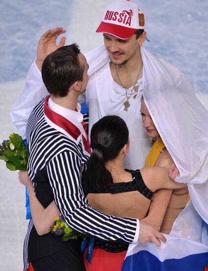 2014 Winter Olympics. Figure skating. Pairs. Free skating