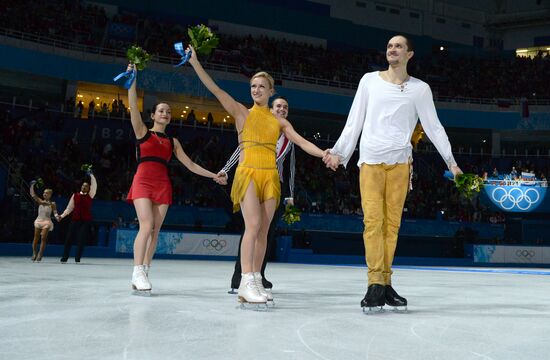 2014 Winter Olympics. Figure skating. Pairs. Free skating