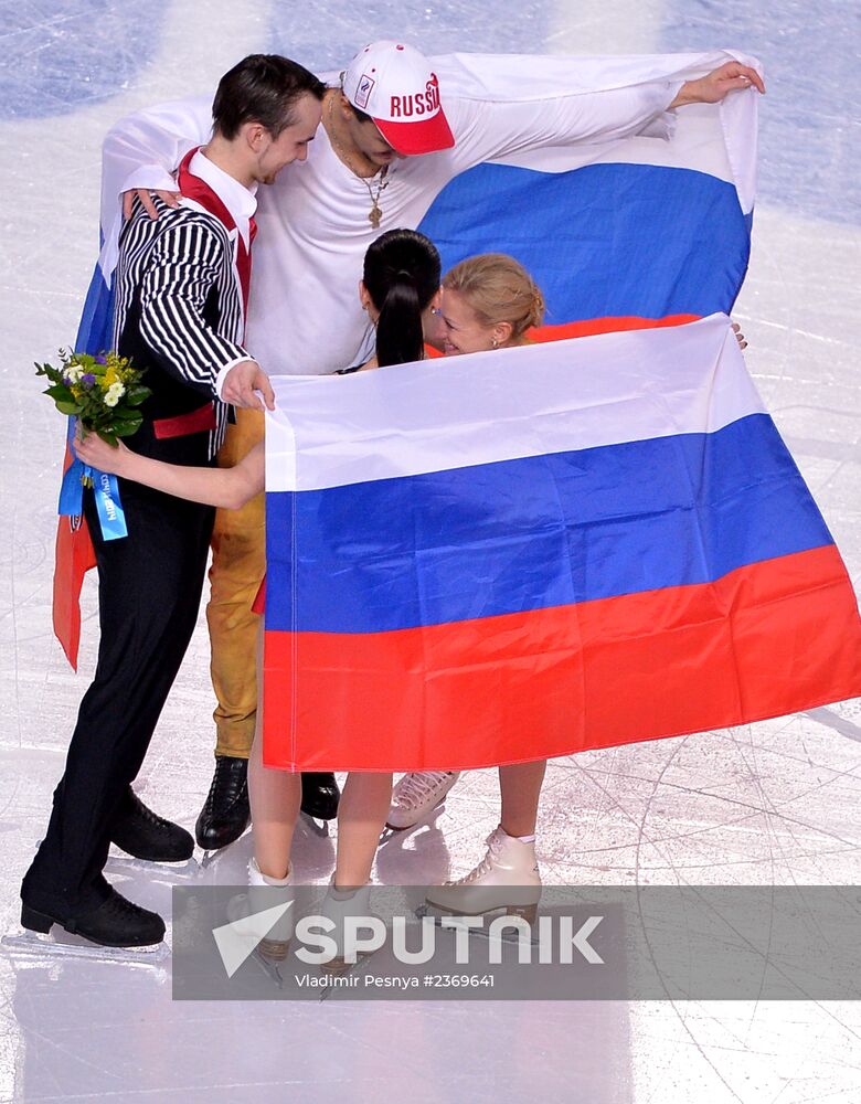 2014 Winter Olympics. Figure skating. Pairs. Free skating