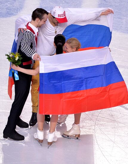 2014 Winter Olympics. Figure skating. Pairs. Free skating