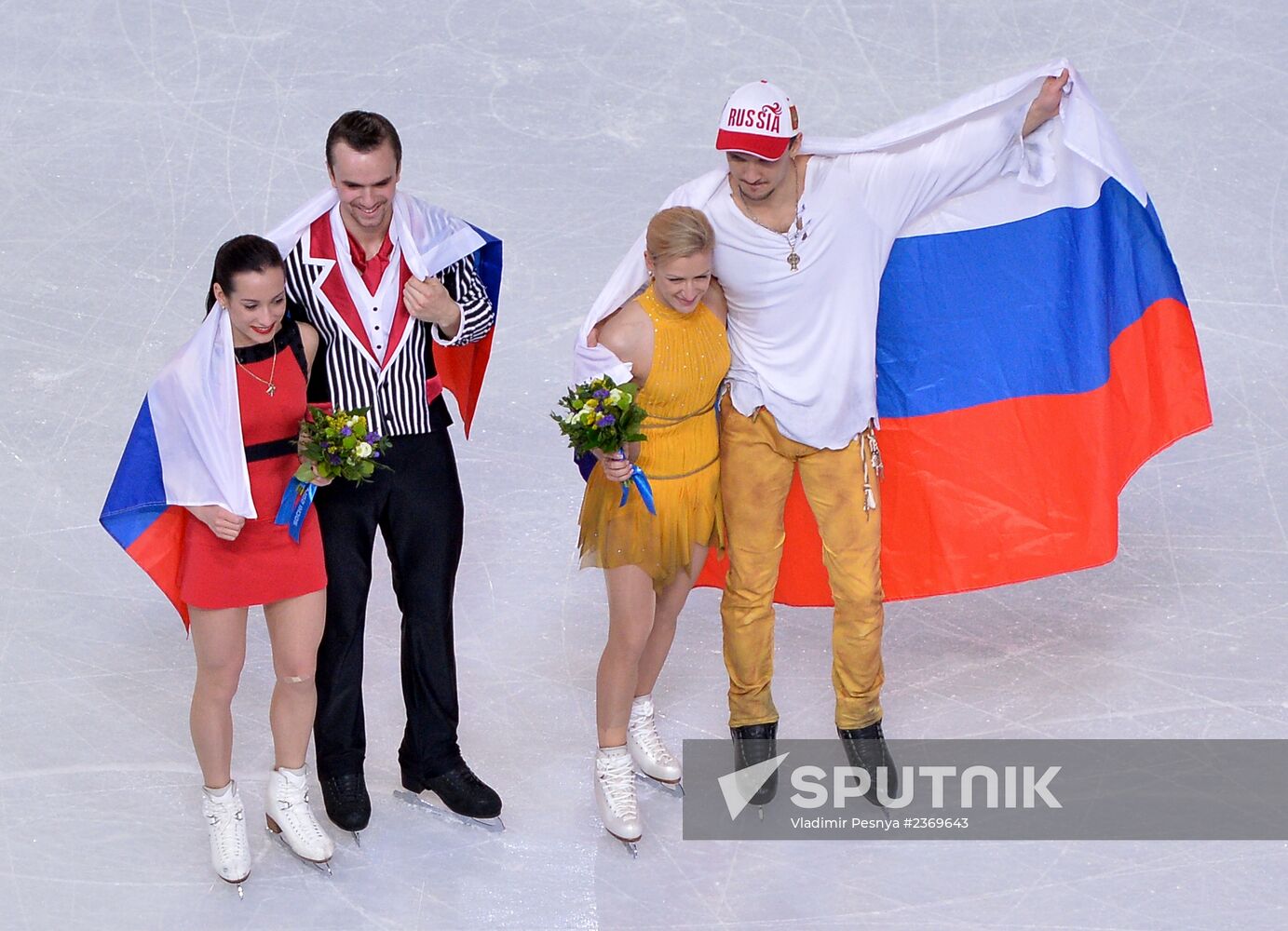 2014 Winter Olympics. Figure skating. Pairs. Free skating