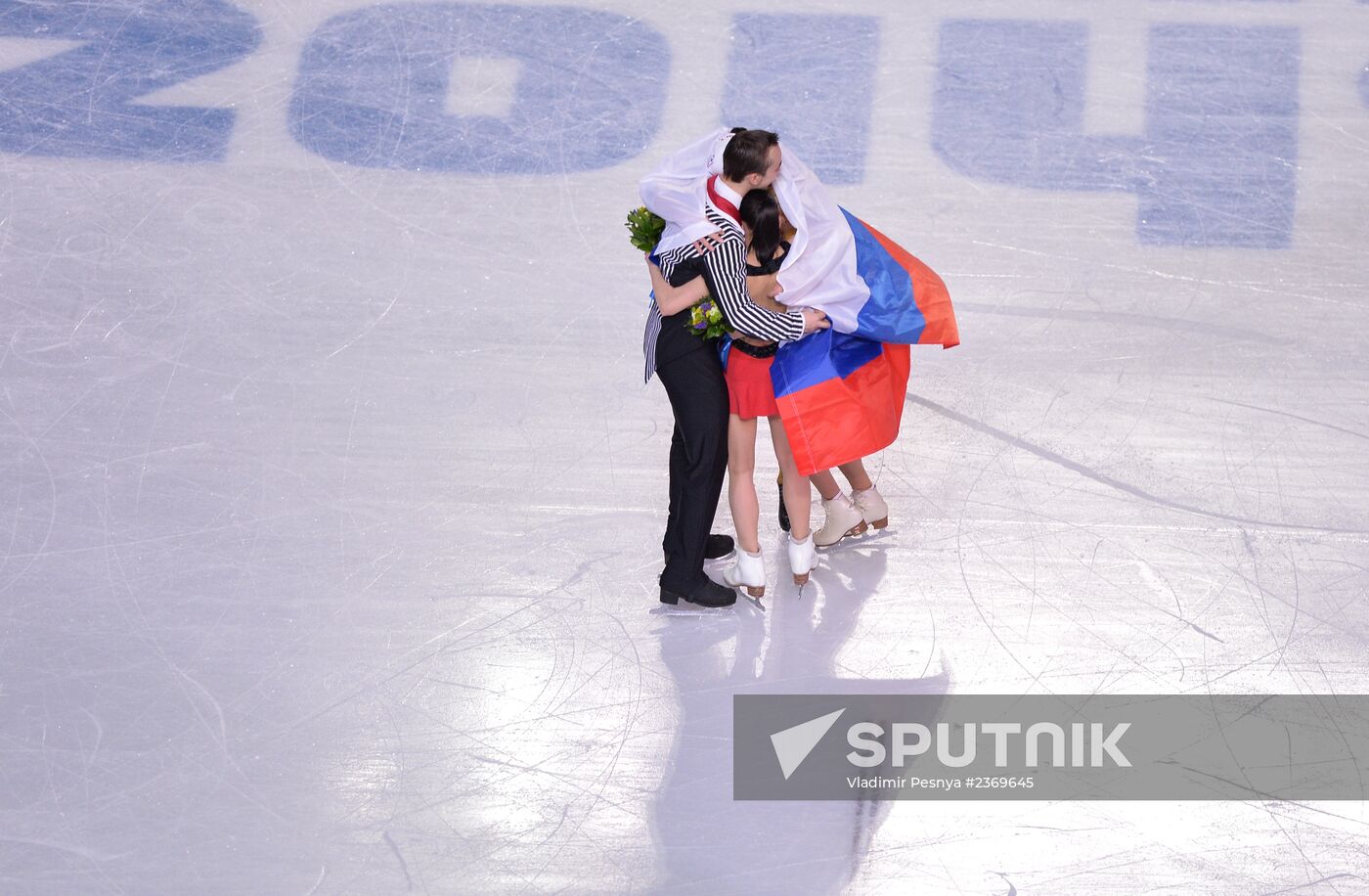 2014 Winter Olympics. Figure skating. Pairs. Free skating