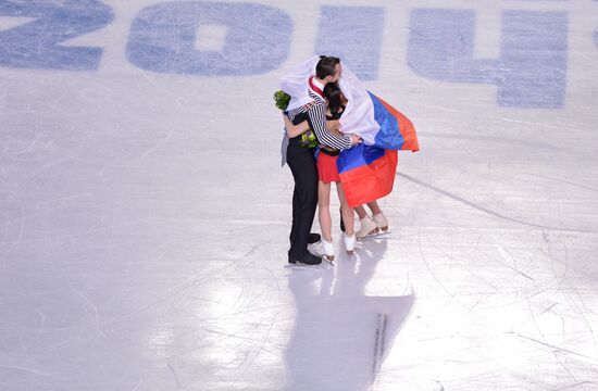 2014 Winter Olympics. Figure skating. Pairs. Free skating