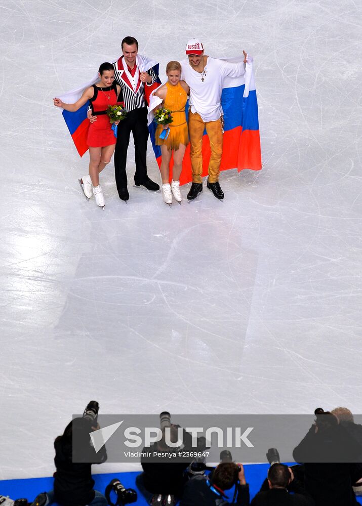 2014 Winter Olympics. Figure skating. Pairs. Free skating