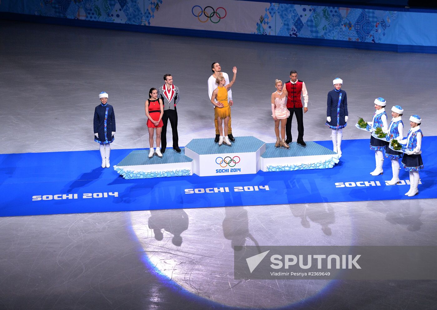 2014 Winter Olympics. Figure skating. Pairs. Free skating