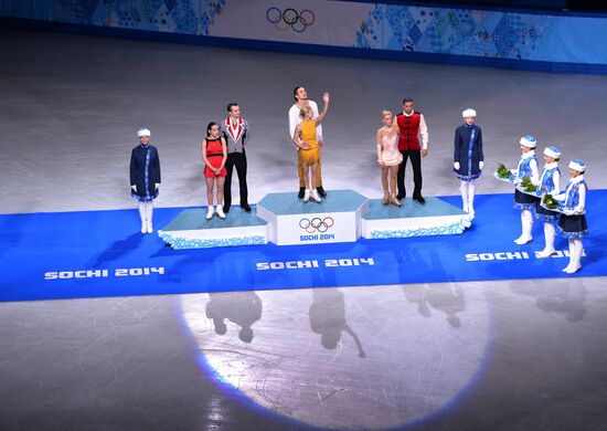 2014 Winter Olympics. Figure skating. Pairs. Free skating